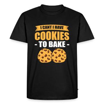 Cuisson de gâteaux Boulangerie Pain Cuisson du beurre Boulanger - T-shirt Premium bio Homme - noir - Devant - Nico (187cm)