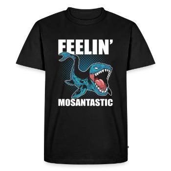 Feelin' Mosantastic Prehistoric Mosasaurus - T-shirt Premium bio Homme - noir - Devant - Nico (187cm)