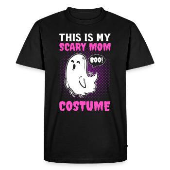 Halloween C’est mon costume de maman effrayant Boo - T-shirt Premium bio Homme - noir - Devant - Nico (187cm)
