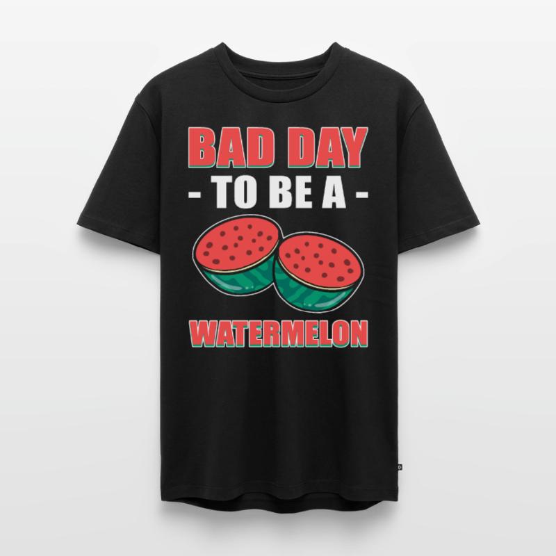 Pastèque Fruit Été Pastèque Tranche Verte T-shirt Premium bio Homme