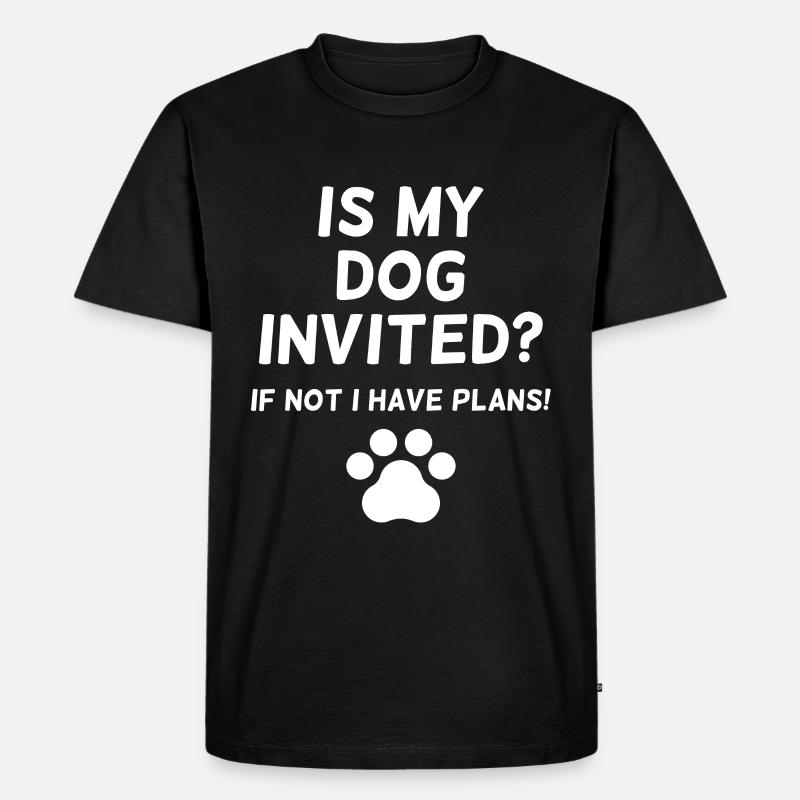 Hundefreund - Männer Premium Bio T-Shirt - Schwarz