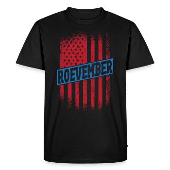 Roevember Election November Politic - Men's Premium Organic T-Shirt - black - Front - Nico (187cm)