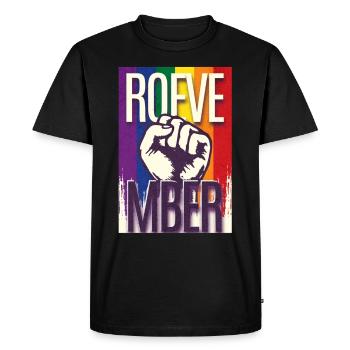 Élection de Roevember Politique de novembre - T-shirt Premium bio Homme - noir - Devant - Nico (187cm)