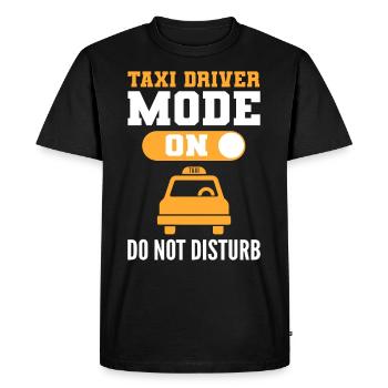 Mode chauffeur de taxi activé S’il vous plaît ne pas déranger le taxi - T-shirt Premium bio Homme - noir - Devant - Nico (187cm)