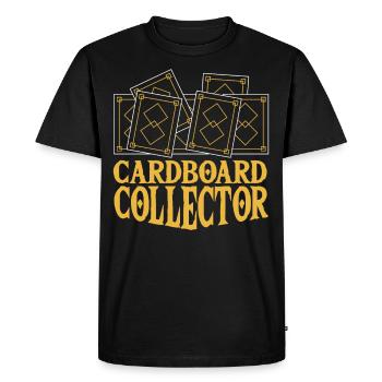 Cardboard Collector Trading Card Games Booster - Men's Premium Organic T-Shirt - black - Front - Nico (187cm)
