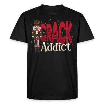 Ballet de l’escouade de Noël Crack Crack Casse-Noisette - T-shirt Premium bio Homme - noir - Devant - Nico (187cm)