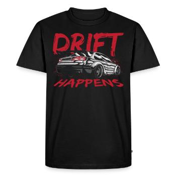 Le drift se produit Course de voitures à la dérive - T-shirt Premium bio Homme - noir - Devant - Nico (187cm)