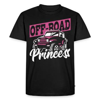 Off-Road Princess Offroading Off-Roading - Men's Premium Organic T-Shirt - black - Front - Nico (187cm)