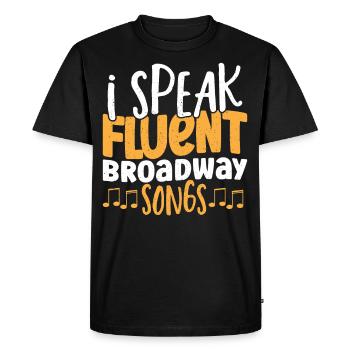 Broadway Musical Lover Musical Theater - T-shirt Premium bio Homme - noir - Devant - Nico (187cm)