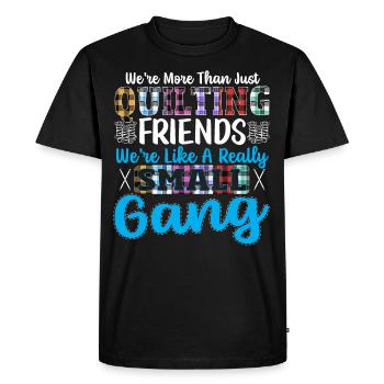 Quilting Quilting Couturière Amoureux de la couture - T-shirt Premium bio Homme - noir - Devant - Nico (187cm)