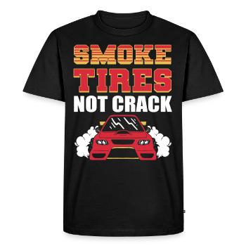 Dérive Course de voitures à la dérive Burnout extrêmes - T-shirt Premium bio Homme - noir - Devant - Nico (187cm)