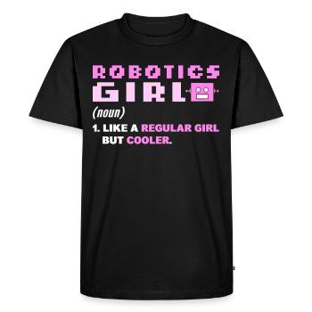 Robotique Robot robotique Construction Saison Robot - T-shirt Premium bio Homme - noir - Devant - Nico (187cm)