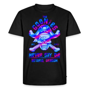 THE GOONIES 1 - Men's Premium Organic T-Shirt - black - Front - Nico (187cm)