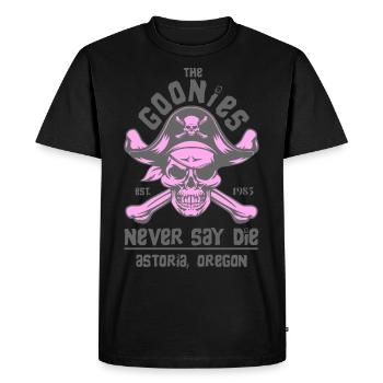 THE GOONIES 4 - Men's Premium Organic T-Shirt - black - Front - Nico (187cm)