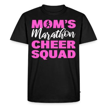 Mom's Marathon Cheer Squad Marathon Finisher - Men's Premium Organic T-Shirt - black - Front - Nico (187cm)