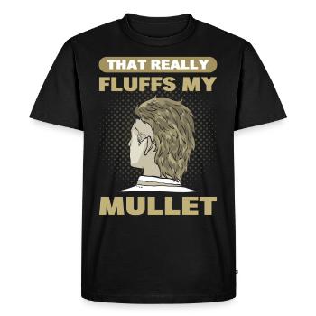 Cela apporte pas mal de mulet - T-shirt Premium bio Homme - noir - Devant - Nico (187cm)