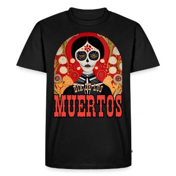Dia De Los Muertos - T-shirt Premium bio Homme - noir - Devant - Nico (187cm)