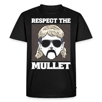Respecter le mulet - T-shirt Premium bio Homme - noir - Devant - Nico (187cm)