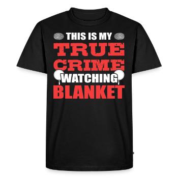 C’est mon vrai crime Vrais crimes - T-shirt Premium bio Homme - noir - Devant - Nico (187cm)