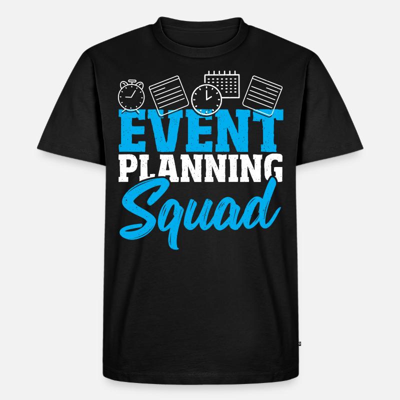 Event-Planung Squad Event-Planung Event-Planer - Männer Premium Bio T-Shirt - Schwarz