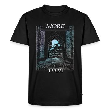 Surreal line art style - Men's Premium Organic T-Shirt - black - Front - Nico (187cm)