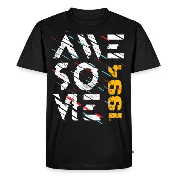 Légende du 30e anniversaire depuis 1994 - T-shirt Premium bio Homme - noir - Devant - Nico (187cm)