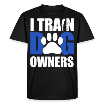 Training Humans to Speak Dog Certified Dog Trainer - Men's Premium Organic T-Shirt - black - Front - Nico (187cm)