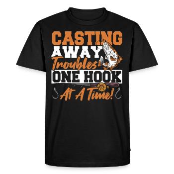 Chemise de pêche en kayak de pêcheur pour les pêcheurs qui ont tout - T-shirt Premium bio Homme - noir - Devant - Nico (187cm)