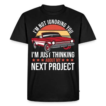Garage Car Restoration Car Lover Car Detailer - Men's Premium Organic T-Shirt - black - Front - Nico (187cm)