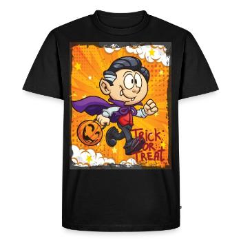Sorcière mignonne Halloween Trick Or Treat Fun - T-shirt Premium bio Homme - noir - Devant - Nico (187cm)