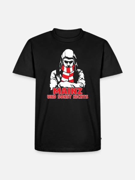 Mainz und sonst nichts - Männer Premium Bio T-Shirt - Schwarz
