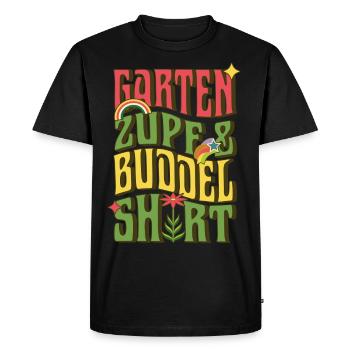 CHEMISE DE JARDIN CUEILLIR ET CREUSER - T-shirt Premium bio Homme - noir - Devant - Nico (187cm)