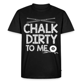 Billard 8 boules - T-shirt Premium bio Homme - noir - Devant - Nico (187cm)