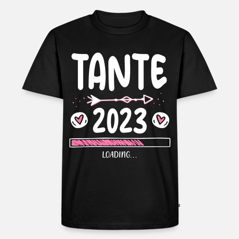 Tante 2023 Loading - Männer Premium Bio T-Shirt - Schwarz