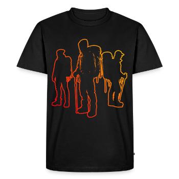 Climbing Bouldering Climbing Boulder Climber - Men's Premium Organic T-Shirt - black - Front - Nico (187cm)