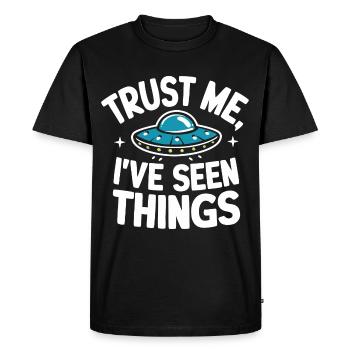Alien UFO Aliens Außerirdischer - T-shirt Premium bio Homme - noir - Devant - Nico (187cm)