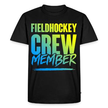 Équipe de hockey sur gazon - T-shirt Premium bio Homme - noir - Devant - Nico (187cm)