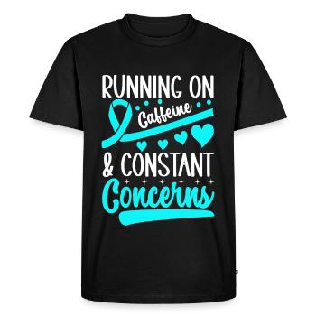 Anxiety disorder Anxiety disorder - Men's Premium Organic T-Shirt - black - Front - Nico (187cm)