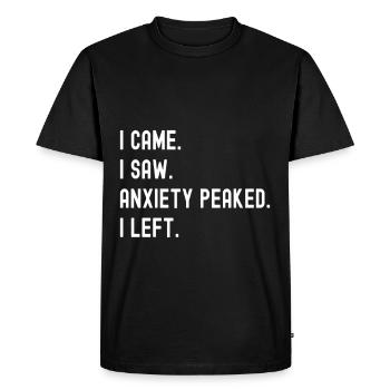 Trouble anxieux Trouble anxieux - T-shirt Premium bio Homme - noir - Devant - Nico (187cm)