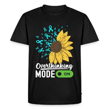 Anxiety disorder Anxiety disorder - Men's Premium Organic T-Shirt - black - Front - Nico (187cm)