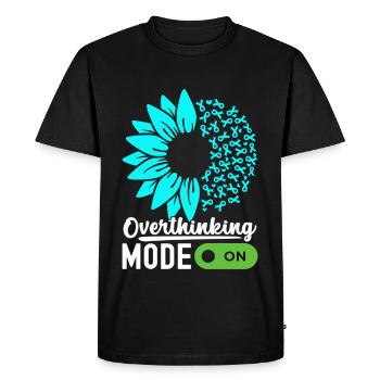 Trouble anxieux Trouble anxieux - T-shirt Premium bio Homme - noir - Devant - Nico (187cm)