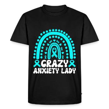 Trouble anxieux Trouble anxieux - T-shirt Premium bio Homme - noir - Devant - Nico (187cm)