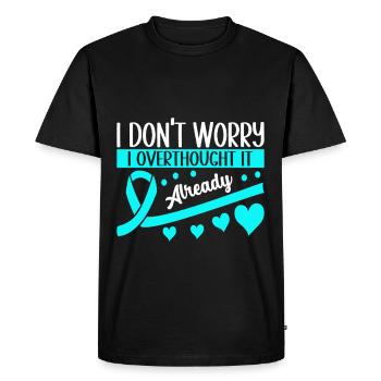 Trouble anxieux Trouble anxieux - T-shirt Premium bio Homme - noir - Devant - Nico (187cm)