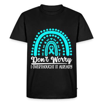 Trouble anxieux Trouble anxieux - T-shirt Premium bio Homme - noir - Devant - Nico (187cm)