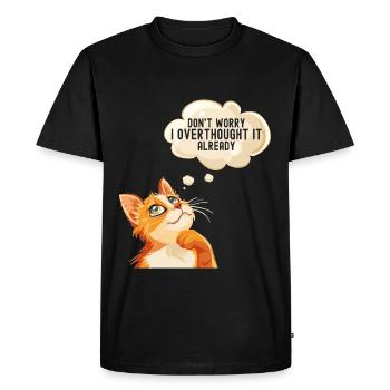 Trouble anxieux Trouble anxieux - T-shirt Premium bio Homme - noir - Devant - Nico (187cm)