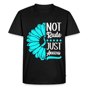Anxiety disorder Anxiety disorder - Men's Premium Organic T-Shirt - black - Front - Nico (187cm)