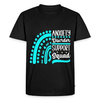 Trouble anxieux Trouble anxieux - T-shirt Premium bio Homme - noir - Devant - Nico (187cm)