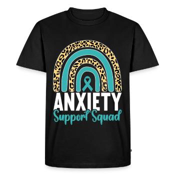 Trouble anxieux Trouble anxieux - T-shirt Premium bio Homme - noir - Devant - Nico (187cm)