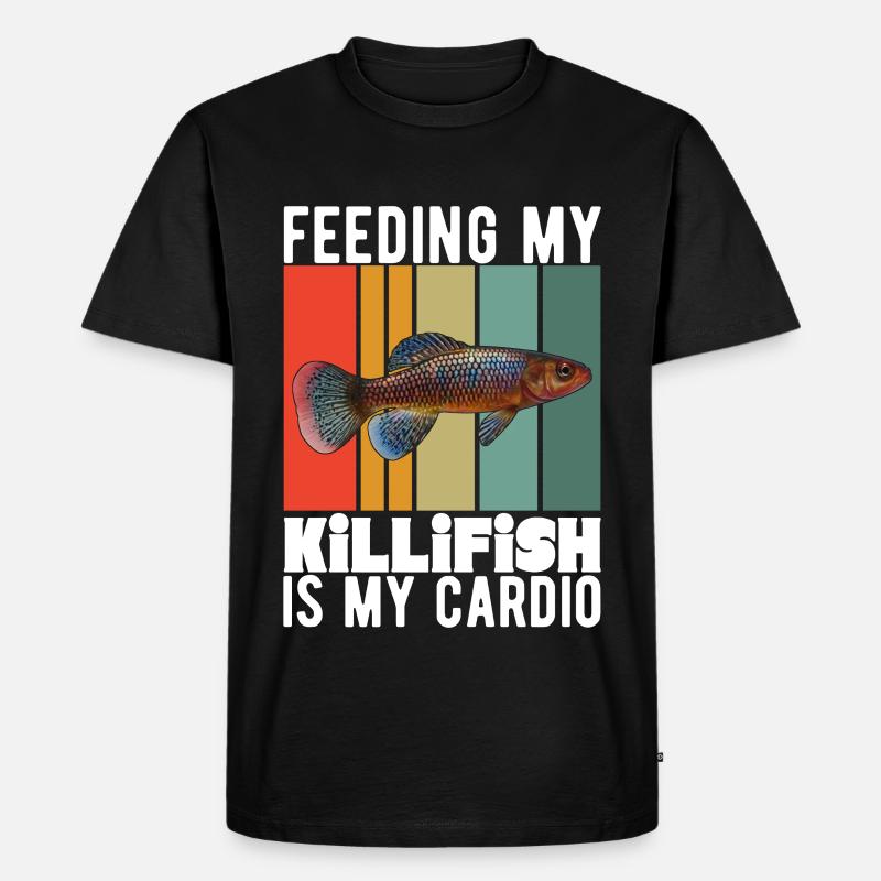 Killifisch Eierlegender Zahnkrapfen Aquarium - Männer Premium Bio T-Shirt - Schwarz