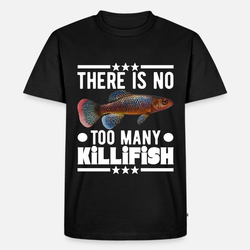 Killifisch Eierlegender Zahnkrapfen Aquarium - Männer Premium Bio T-Shirt - Schwarz